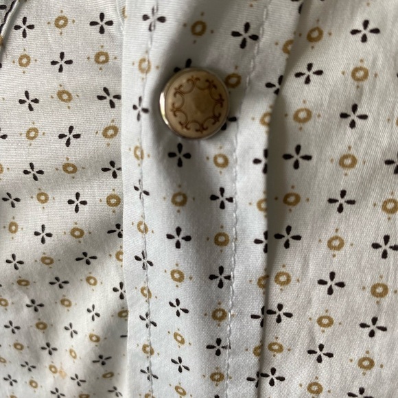 7 Diamond long sleeve snap closure mens SZ LRG - Picture 8 of 11